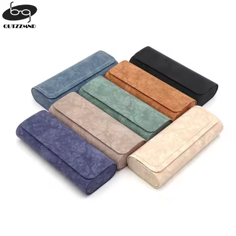 New Portable Unisex Glasses Box Protective Case Sunglasses Case Handmade Optical Reading Eyeglasses Accessories Fashion
