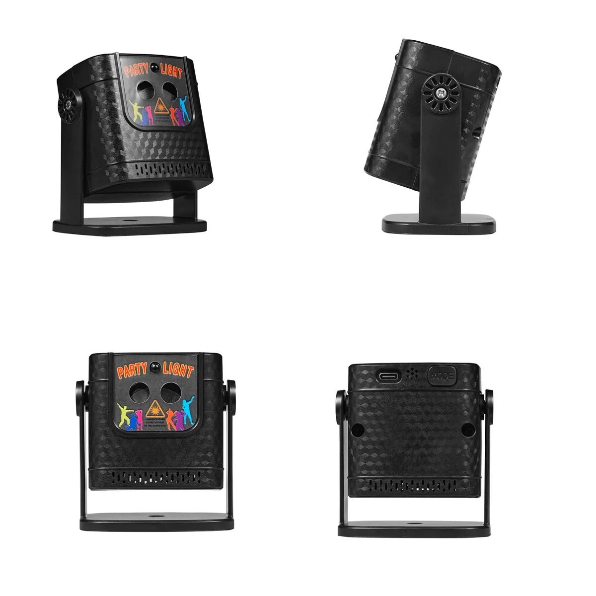 أضواء الحفلات، أضواء ديسكو DJ، أضواء اصطرابية ليزر، أجهزة عرض تعمل بمنفذ USB، ديكورات تخييم محمولة للحفلات العائلية #5