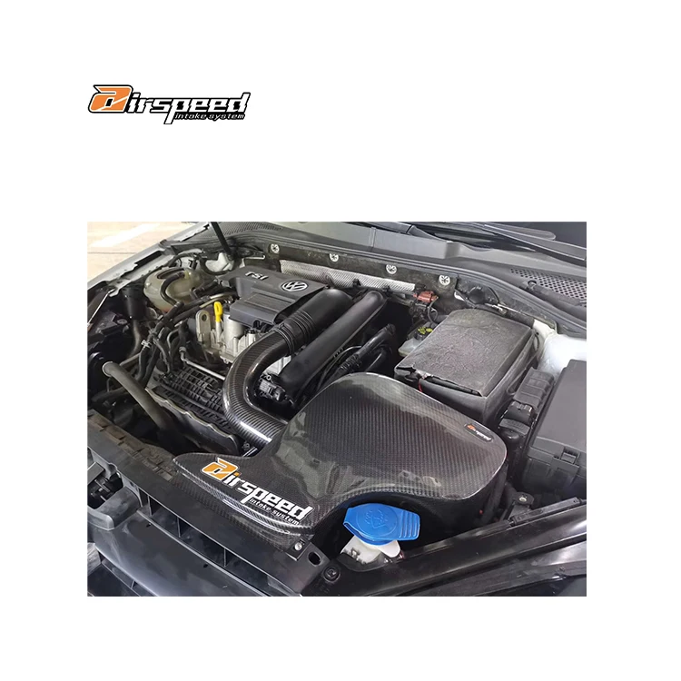 

Airspeed 100% Dry Carbon Fiber Cold Air Intake System New Automotive Parts for VW Golf MK7 1.4T Brand