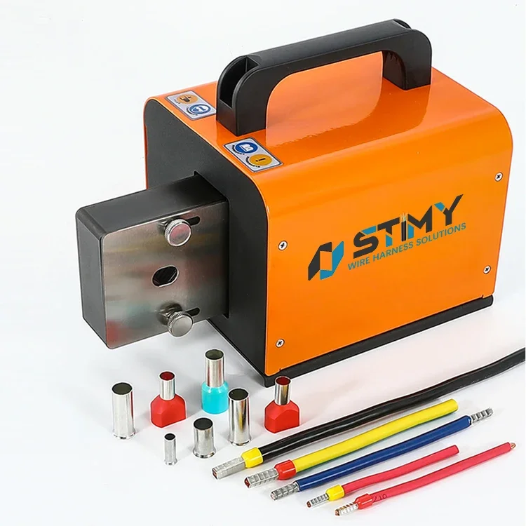 

Pneumatic Crimping Machine Round Tube Terminal Pressing Hexagon Cable Lug Crimping Tool AM-50Y No Change Die Terminal Machine