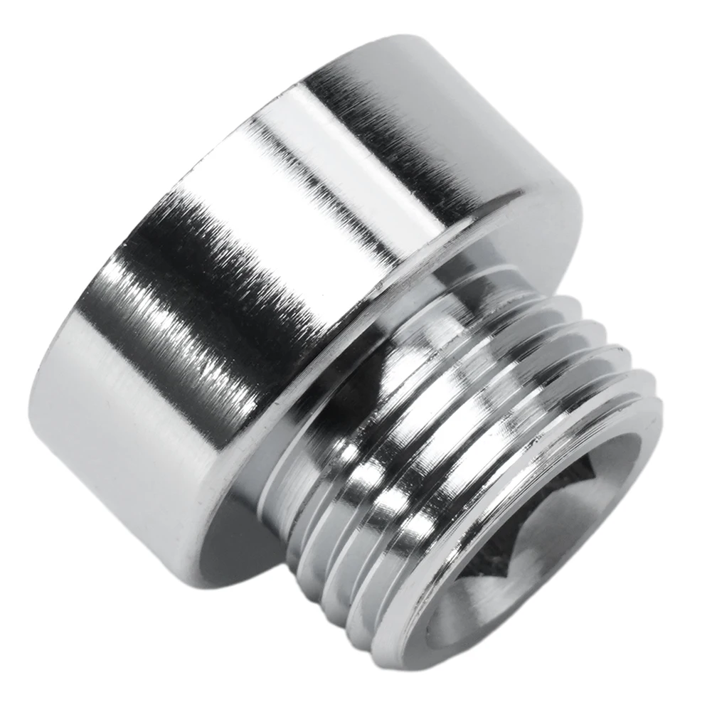 3/4 Inch Female To 1/2 Inch Male Shower Hose Head Adaptor BSP- Chrome Reducer Connector For Bathroom Mixer And Handshower