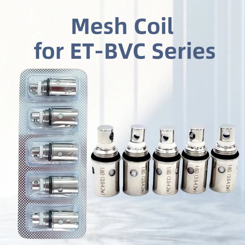 5/10/20 ET BVC Vape 1.6/1.8ohm Aspre ET-S ET Vape Mesh Coil replacement coil for coils & atomizers - main product image
