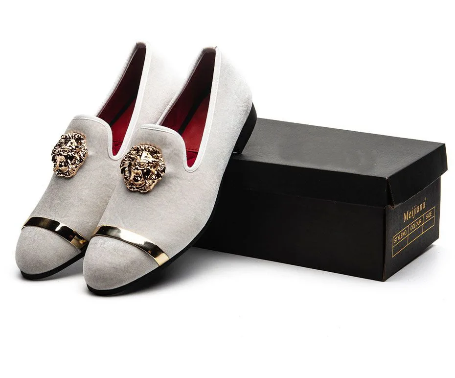 

New Luxury Brand Loafers Diamond Velvet Men Dress Wedding Shoes Casual Flats Designer Sneakers