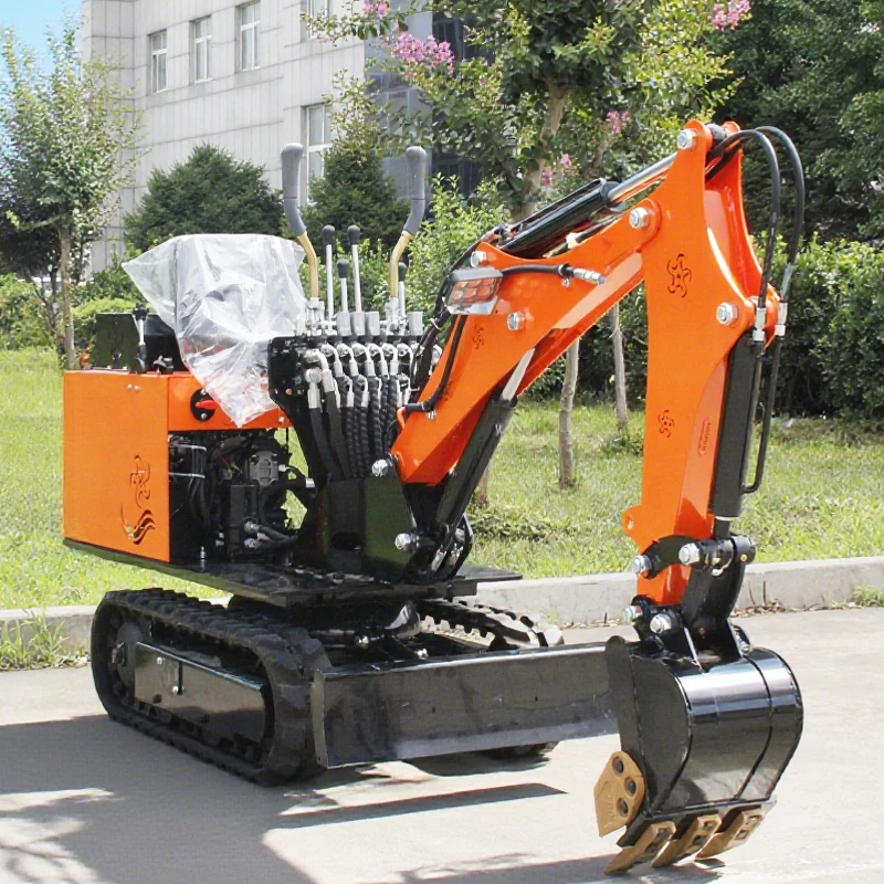 0.8t mini escavadeira caçamba trator cabine kubota motor diesel euro5 epa ce rastreador pequena escavadeira china fábrica baixo preço