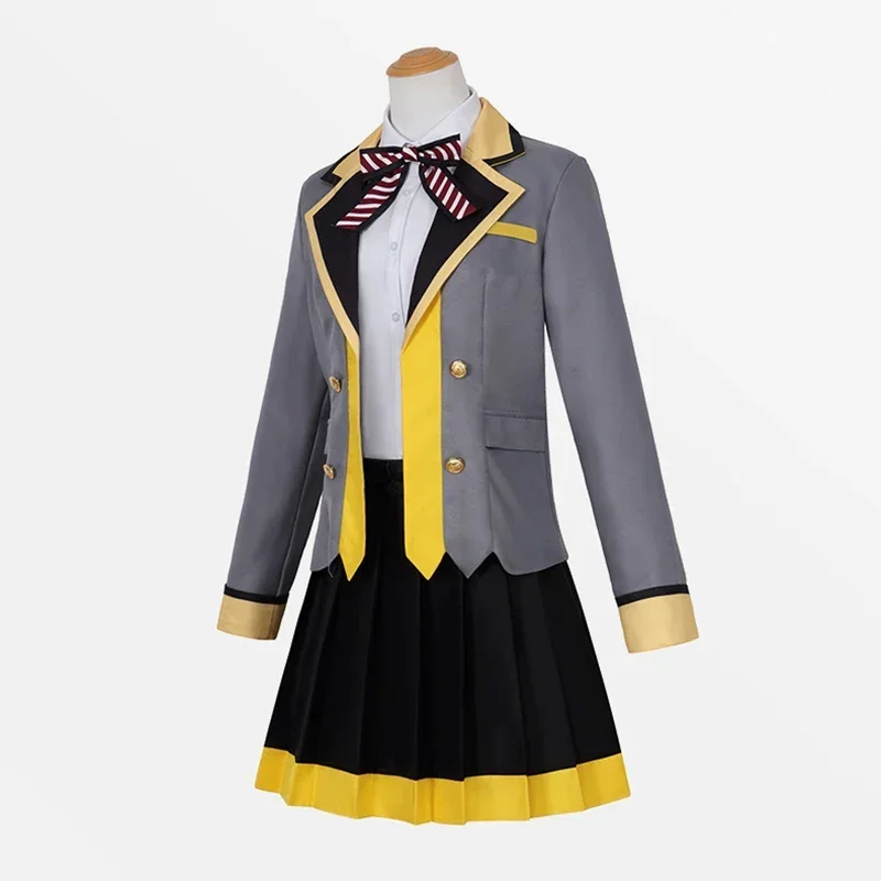 アニメプロジェクト世界カラフルステージレオ/必要天馬サキコスプレ衣装大人女性女の子音楽 JK スカート制服スーツハロウィン