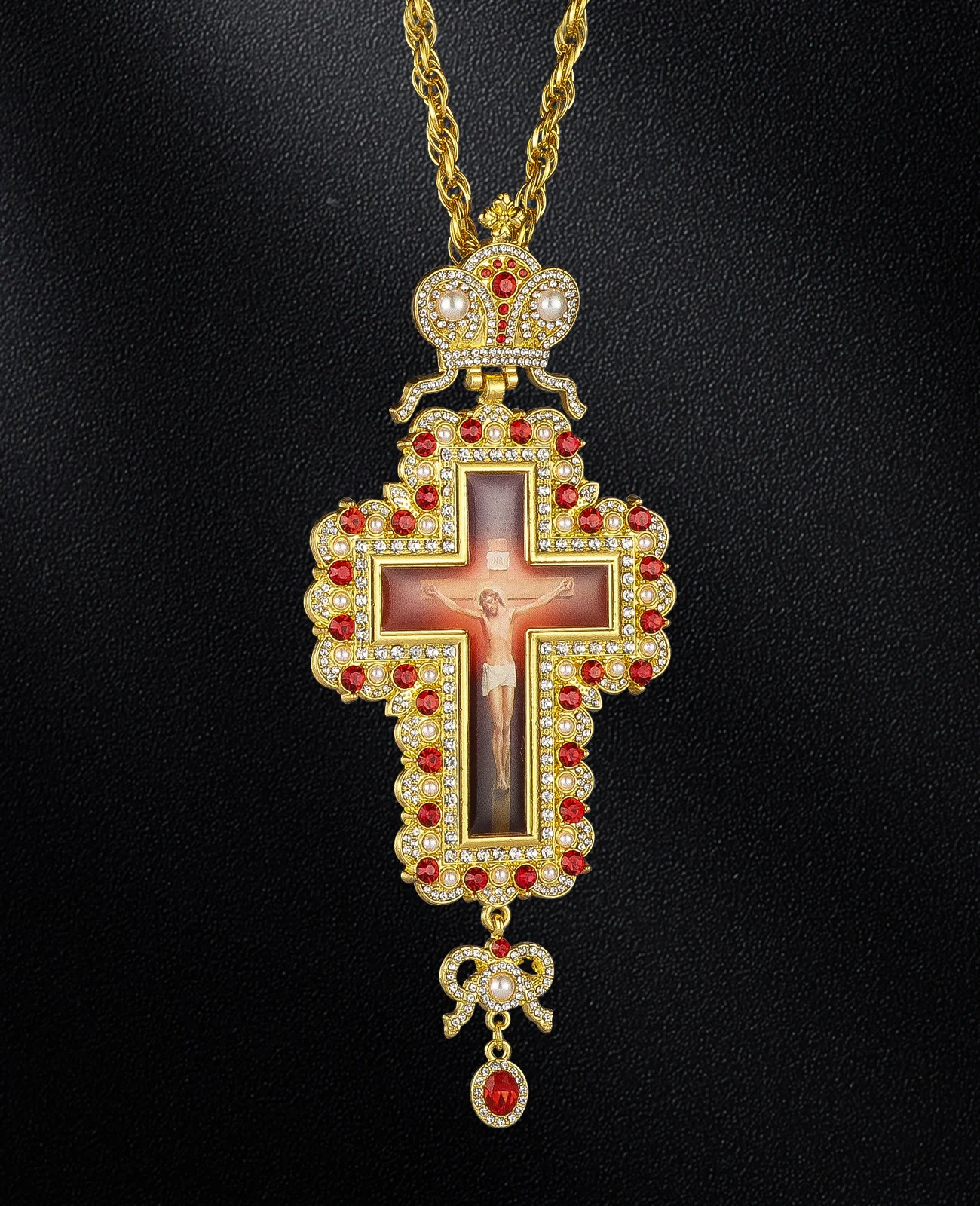 ديالو-قلادة الصليب الكاثوليكية ، الصليب ، يسوع المسيح ، مركز أيقونة ، الكنيسة ، التعميد ، الكاهن ، الكنيسة ، هدية المجوهرات #4