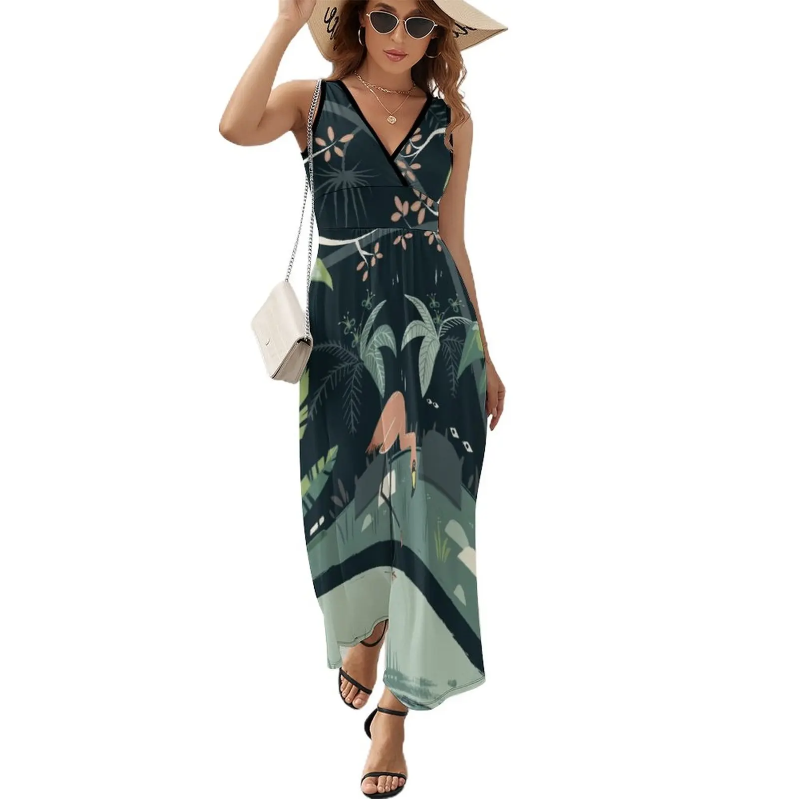 

Nightshade Jungle Sleeveless Dress Woman clothing dresses for womens 2024