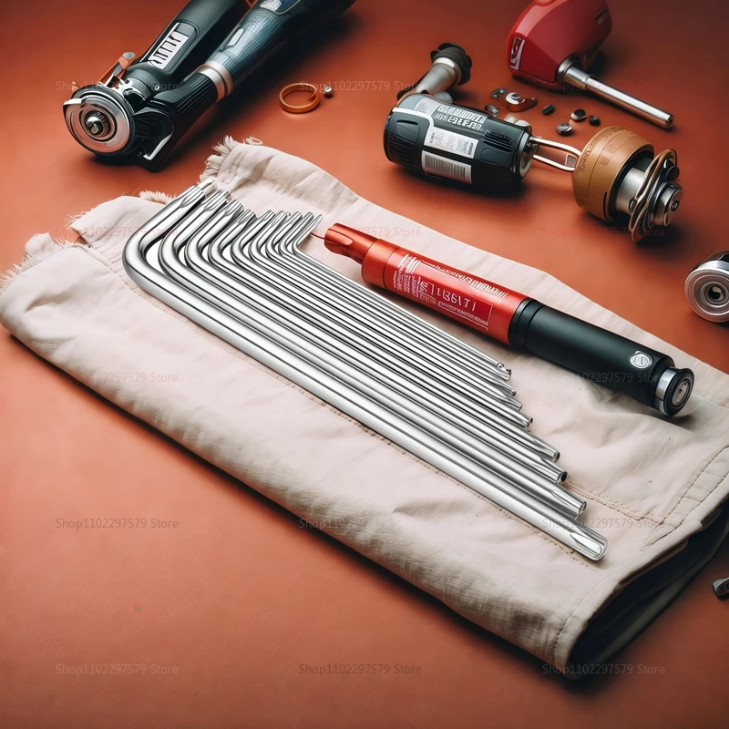 9 قطعة L شكل مزدوج نهاية مفك مجموعة عرافة ألين مفاتيح توركس وجع مفك بت ستار المفك أدوات يدوية لإصلاح المنزل