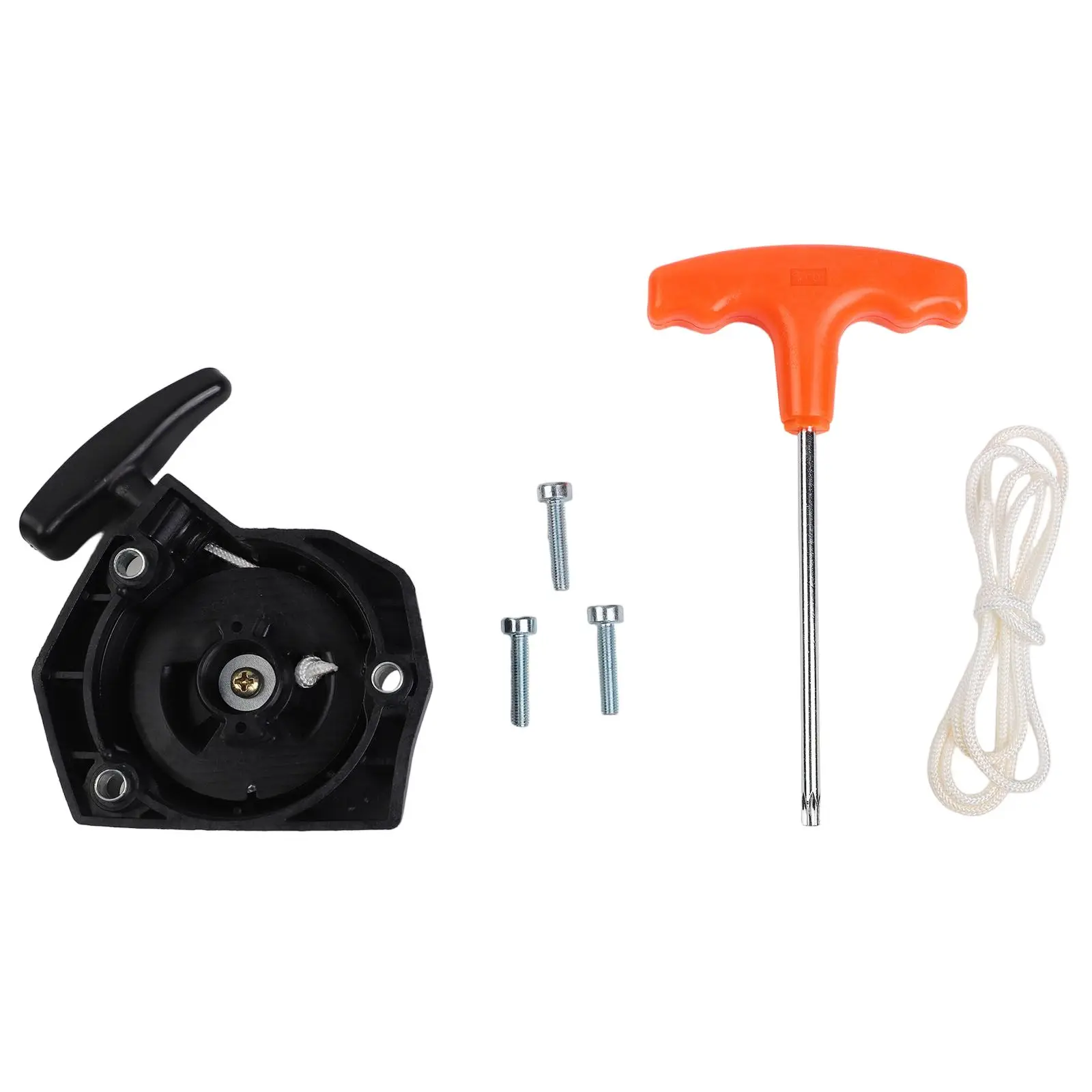 Leaf Blower Starter Recoil Starter Kit As Shown Easy Install Blower Starter Kit UV Resistant Material Easy Installation Wrench