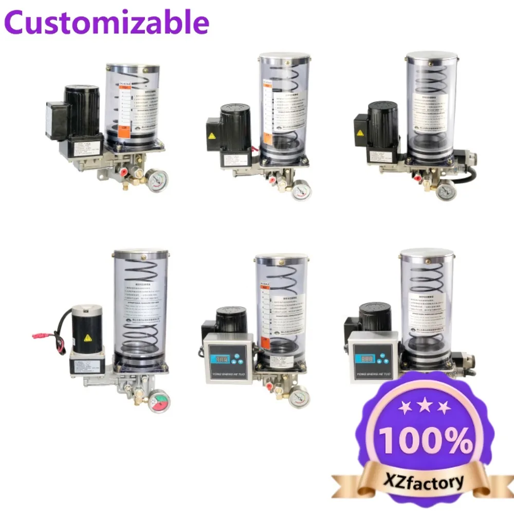 Factory Direct 2026 Electric Lubricating Oil Pump Programmable Controller Grease Lubricator 24V 220V 1.8L Progressive Automatic