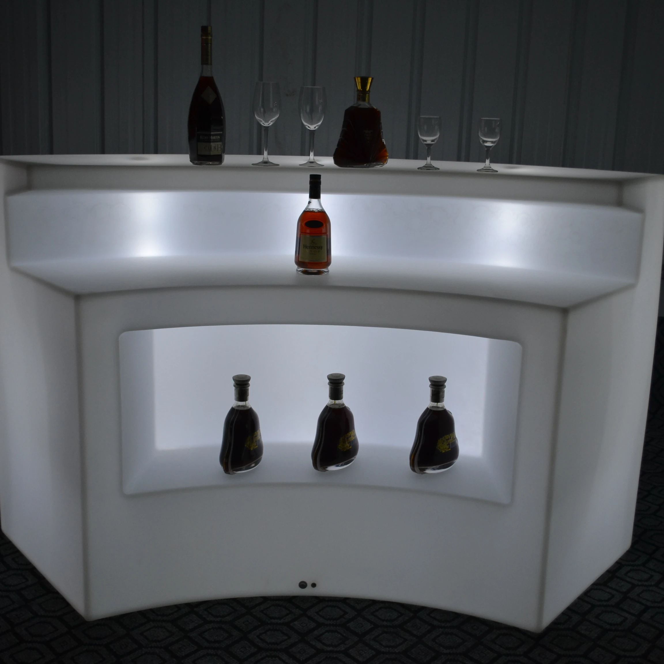 

Cheap Price Glowing bar Furniture LED Portable Bar/LED Counter Top Bar/Portable LED Light bar Counter