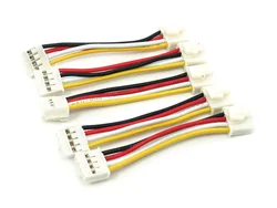 Grove Universal 4 Pin Buckled Cable (5PCs Pack) for Grove System Connect All Twigs to Stem Basic Shield or Twig Compatible Board