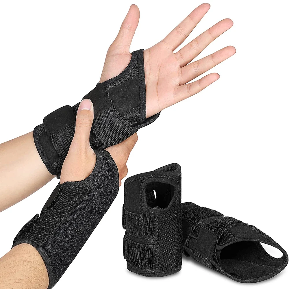 JUUMMP Carpal Tunnel Wrist Brace Adjustable Wrist Support Brace Wrist Compression Wrap for Arthritis Tendinitis Pain Relief