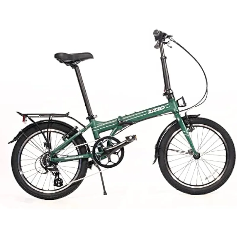 

ZiZZO Forte Heavy Duty Folding Bike-Lightweight Aluminum Frame Genuine Shimano 20-Inch Folding Bike