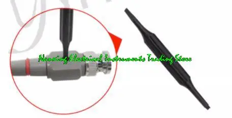 Universal oscilloscope probe accessories: ground wire/marker coloured ring/capacitor adjustment screwdriver/hook for P2200 P6100