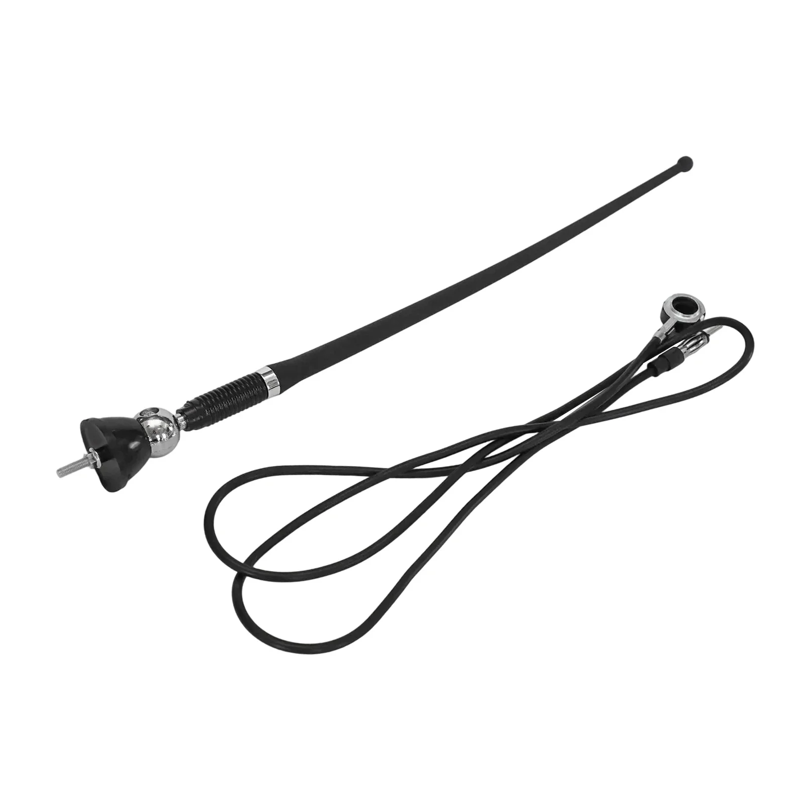 

36cm Car Stereo Rubber Mast Antenna Roof Mount Aerial Replacement Auto Radio For Most Cars Extension Cable Aerials