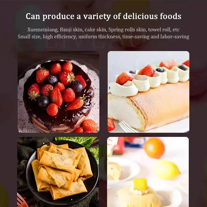 Thousand Layer Durian Green Tea Mille Cake Crust Machine Egg Crust Machine Cake Pastry Machine LIJAYO