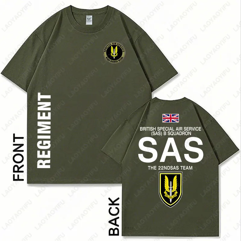 Military SAS Sniper Men Tshirt Sniper Shirt Army T-Shirt for Man Special Military Operations Short Sleeve Casual Male cotton Tee