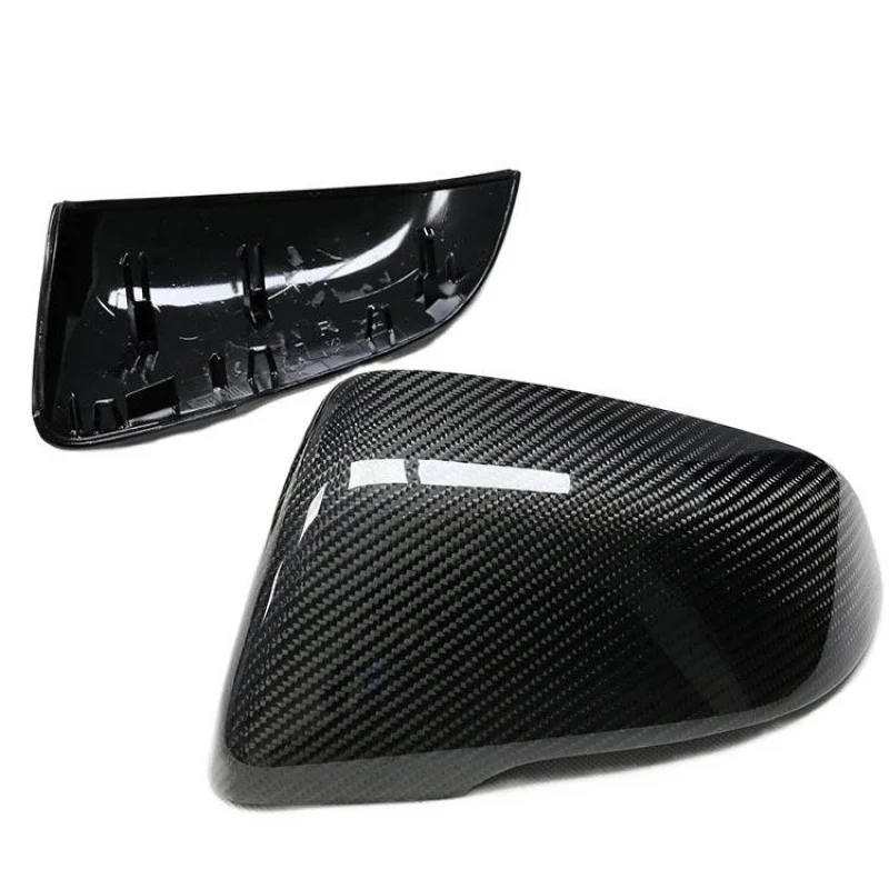 Suitable Cross- Compatible with SUPRA A90 Carbon Fiber Replacement Rearview Mirror Cover for Original Model