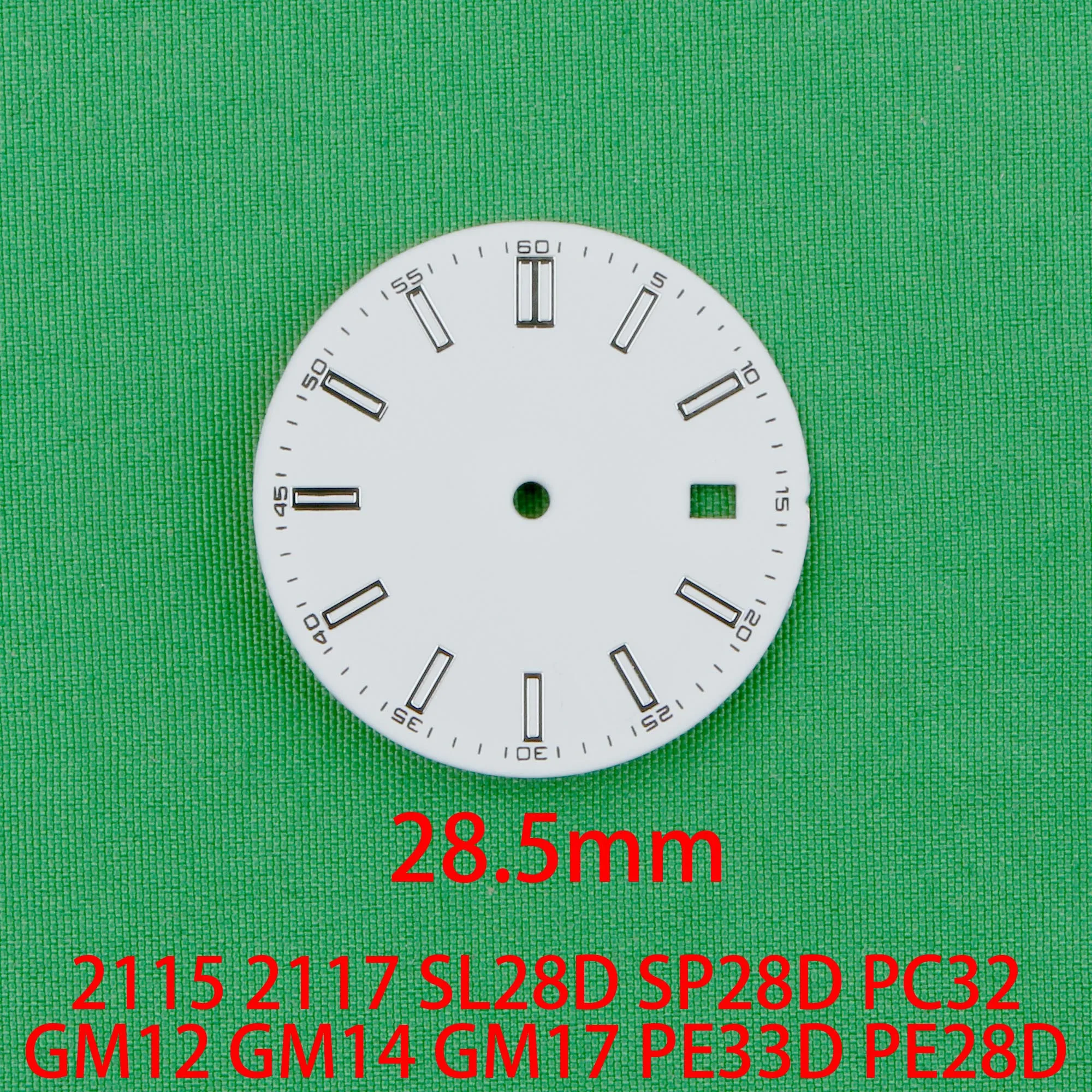2115 dial 28mm 28.5mm dial 2115 movement dial 2117 SL28D dial SP28D dial PC32 dial GM12 GM14 GM17 PE28D dial 10 1/2''' movement
