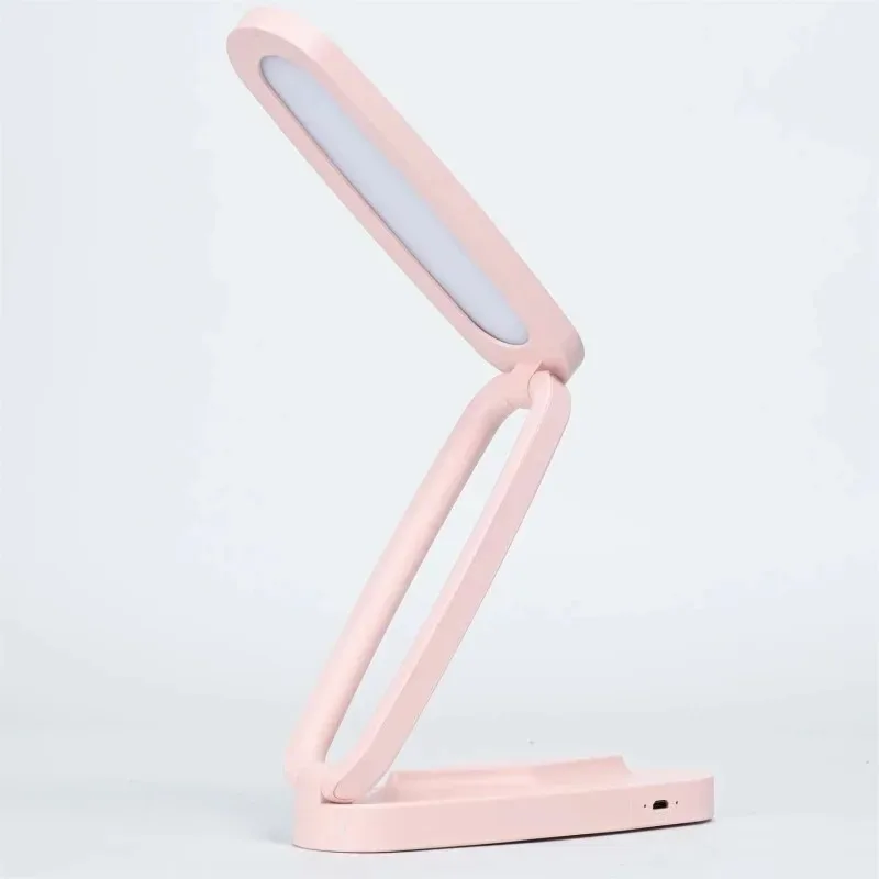 

Desk Lamp Rechargeable, Portable, Foldable With 3 Brightness Settings Small Desk Lamp- Ideal For Office & Home