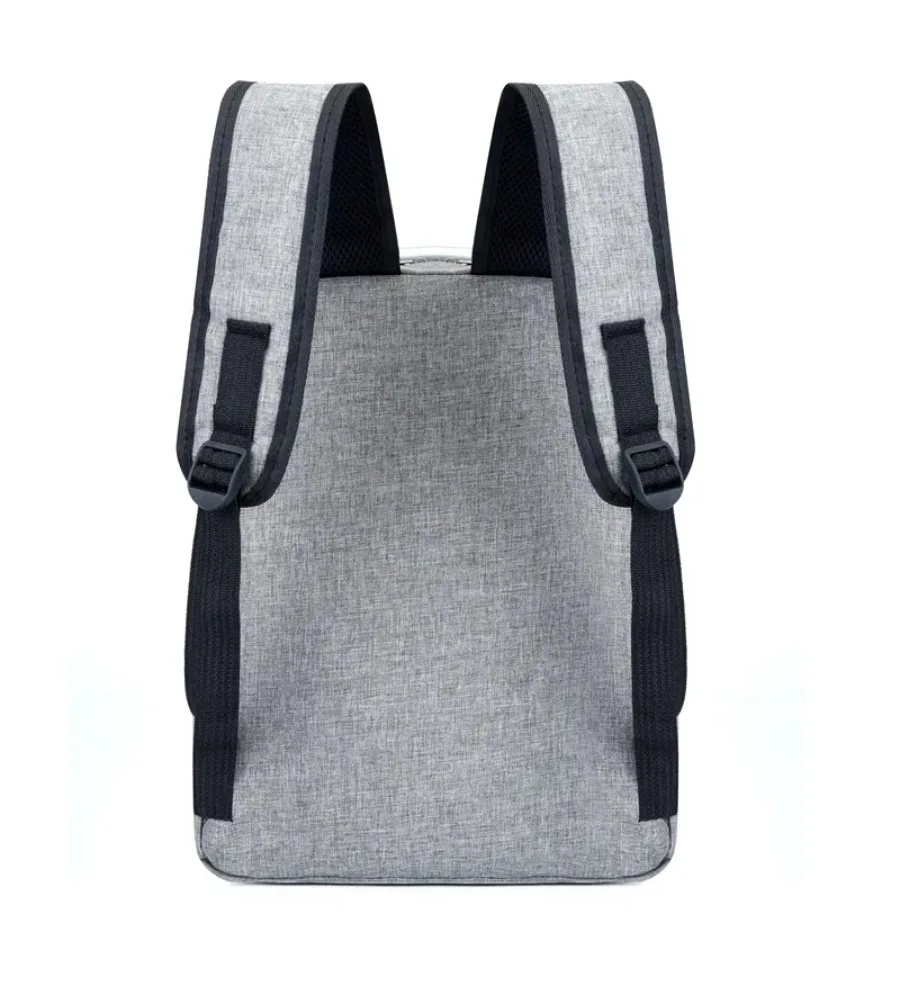 Packed with USB charging feature this mens business backpack serves as a casual notebook bag for everyday use