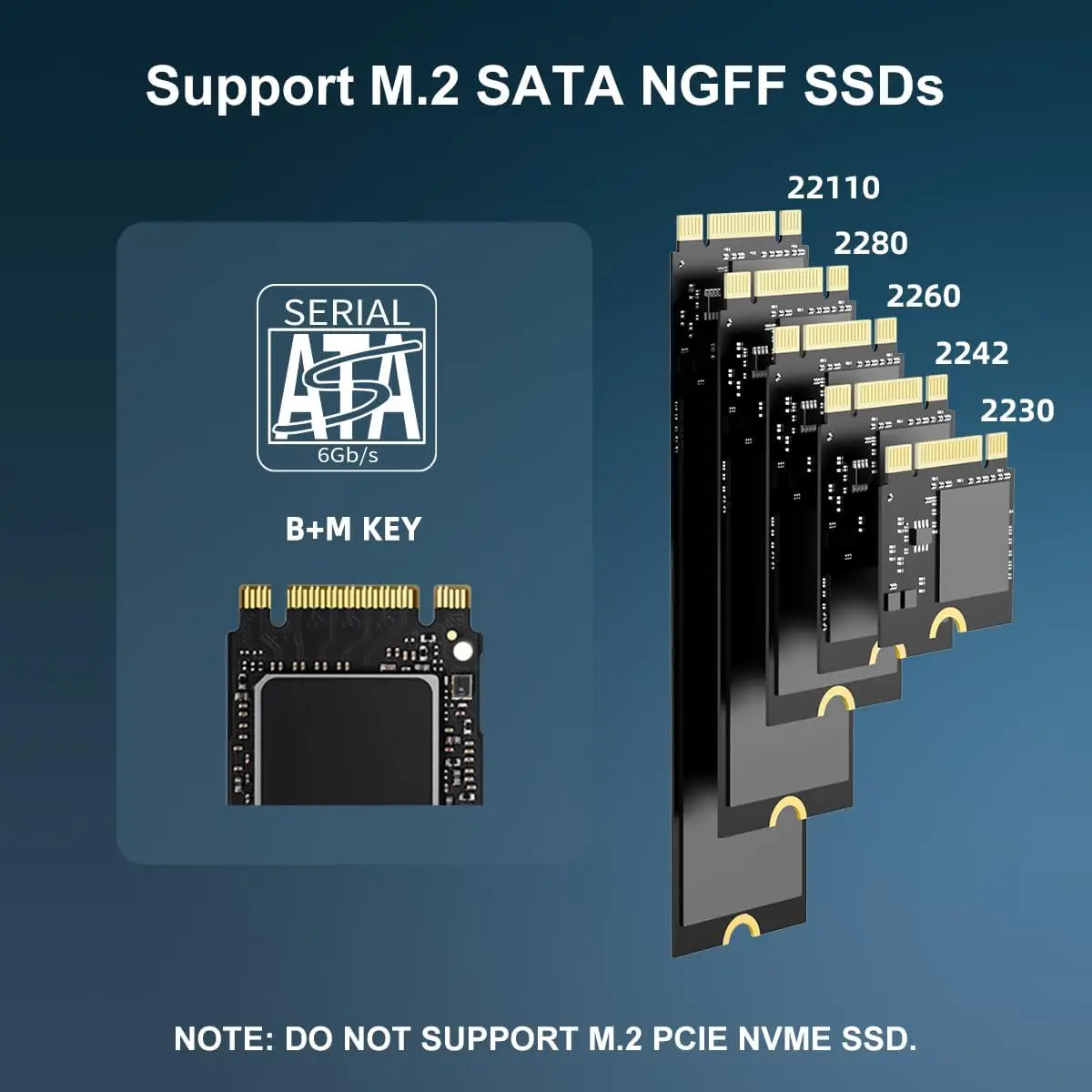 MAIWO M.2 SATA NGFF SSD 5 Bay Enclosure يدعم استنساخ غير متصل مع شرائح SATA III USB 3.0 5Gbps 20 تيرا بايت إلى M2 SATA SSD