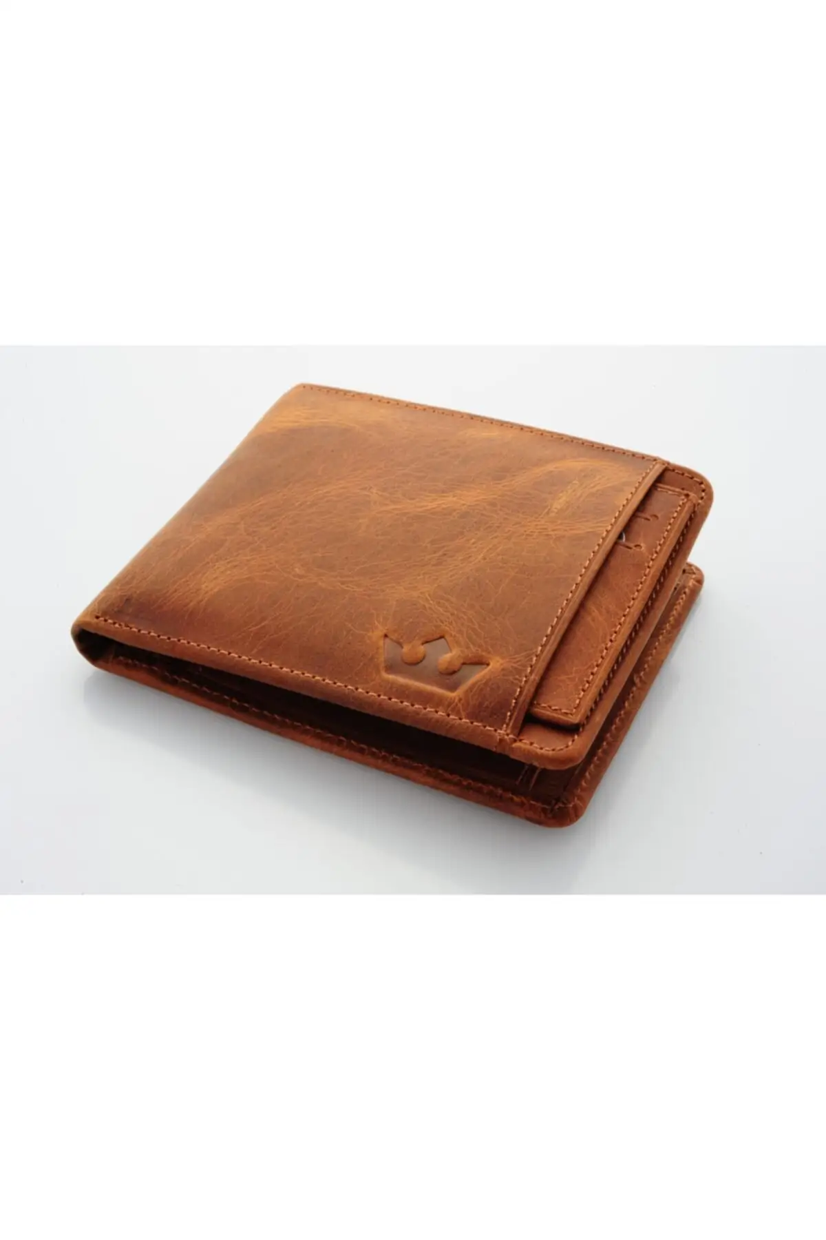 

Royal Crazy Tan Genuine Leather Wallet + Card Wallet Real Leather Brown Money And Card Wallet Wallet