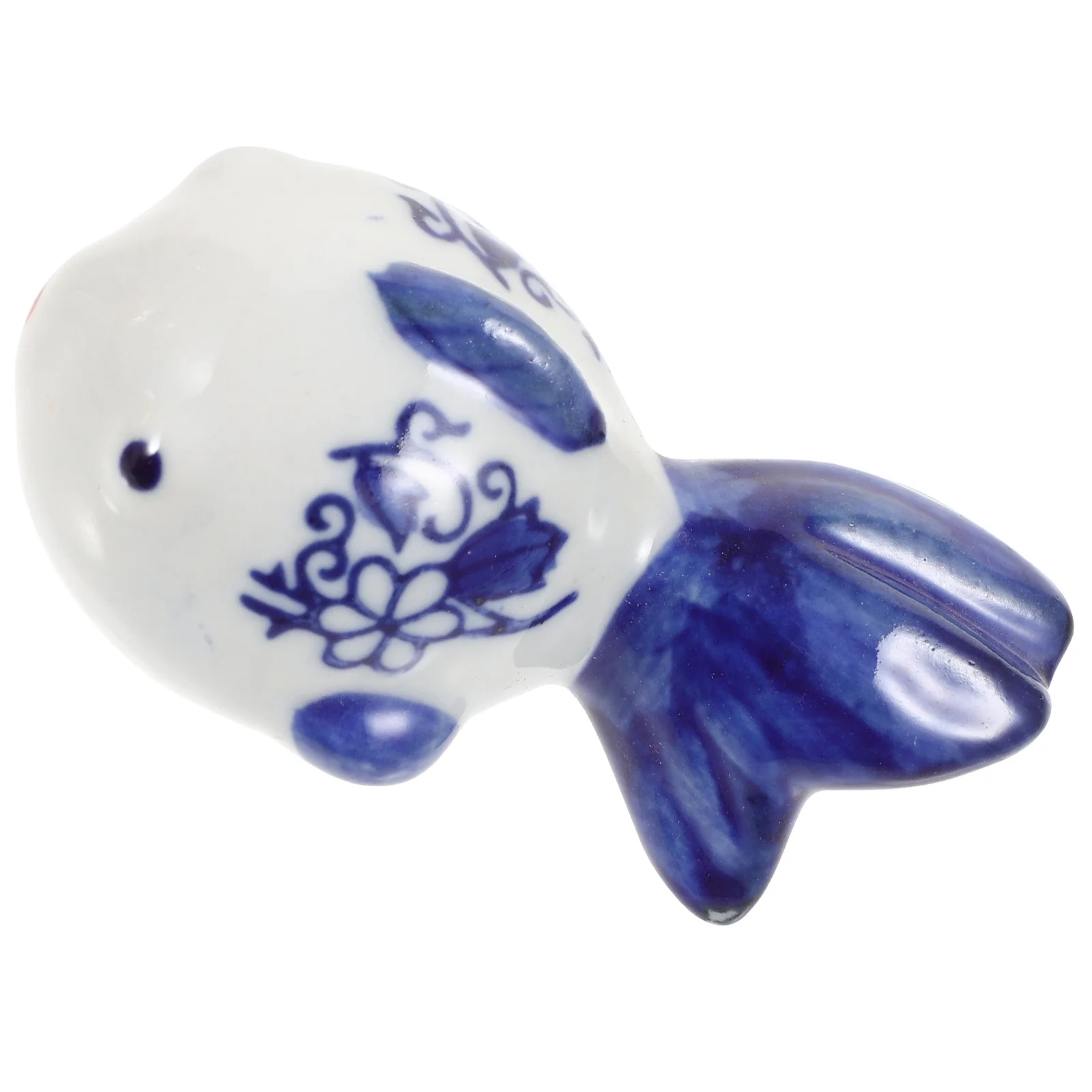 

Floating Ceramic Fish Statue for Aquarium Decor Home Office Tea Table Ornament Simulated Landscape Underwater Craft Design