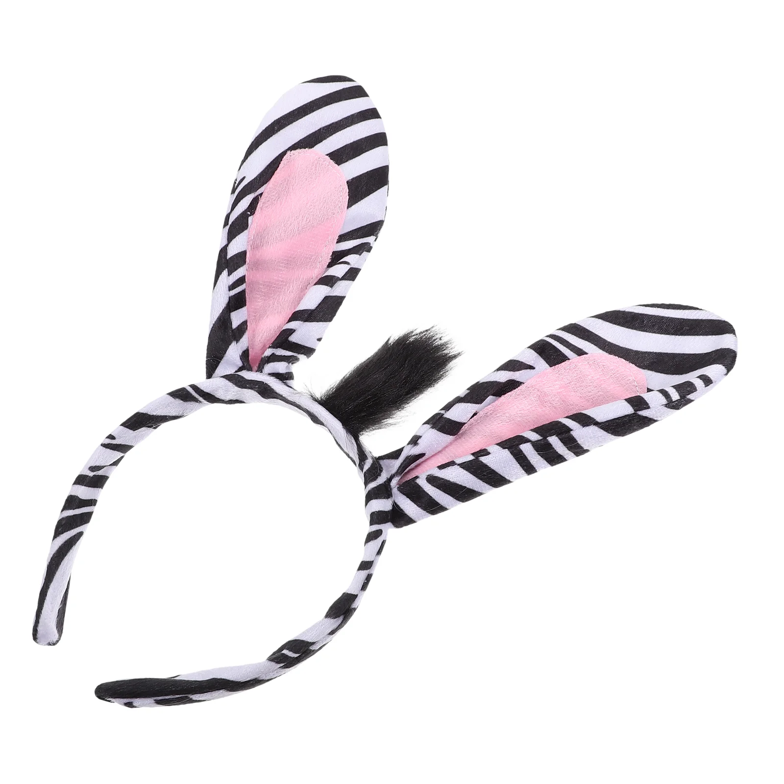 Zebra Headband Accessories Topper Toy Apparel Hair for Girls Accessory Headbands Women Ear Hairband Photo