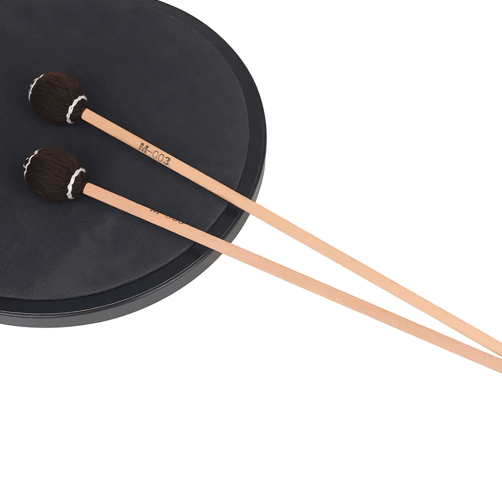 

2Pcs Maple Drumstick Marimba Mallets Durable Practice Hammer Smooth Surface Strong Tone Percussion Accessories Musical