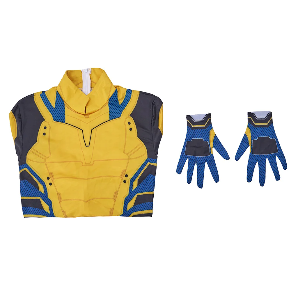 Logan James Cosplay Costume Wolve Yellow Jumpsuit Men's Superhero Battle Outfit Halloween Carnival Set view 6