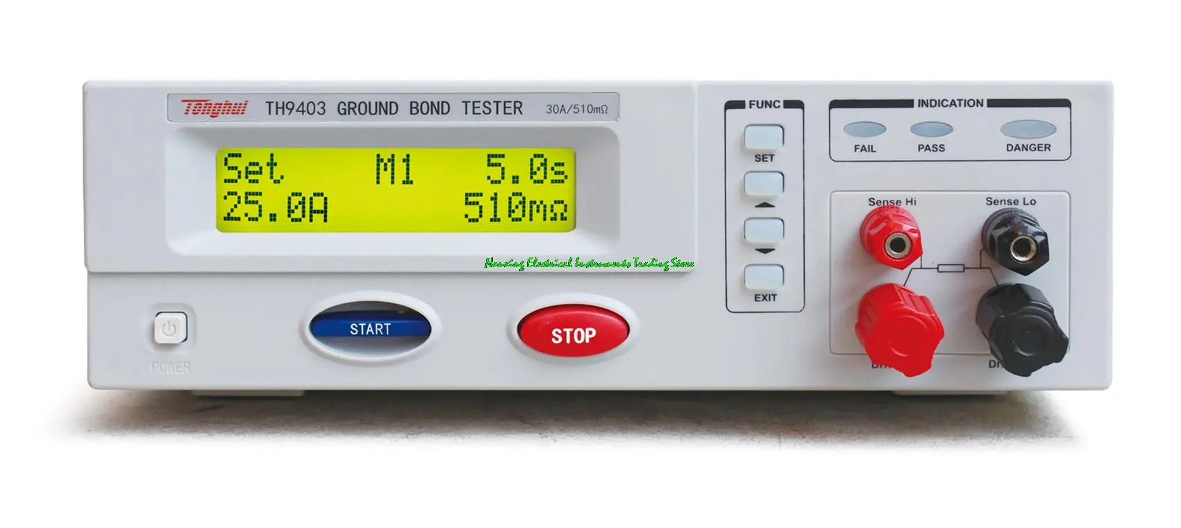 Fast arrival TH9403 Programmable ground resistance tester optional RS232/ PLC interface,3～30A, resistance test range: 0～510mΩ