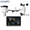 Ecowitt-WS3900 WI-fi気象ステーション、7.5インチカラーLCDディスプレイコンソールおよび7-in-1屋外ソーラーセンサーアレイ、iotをサポート 1