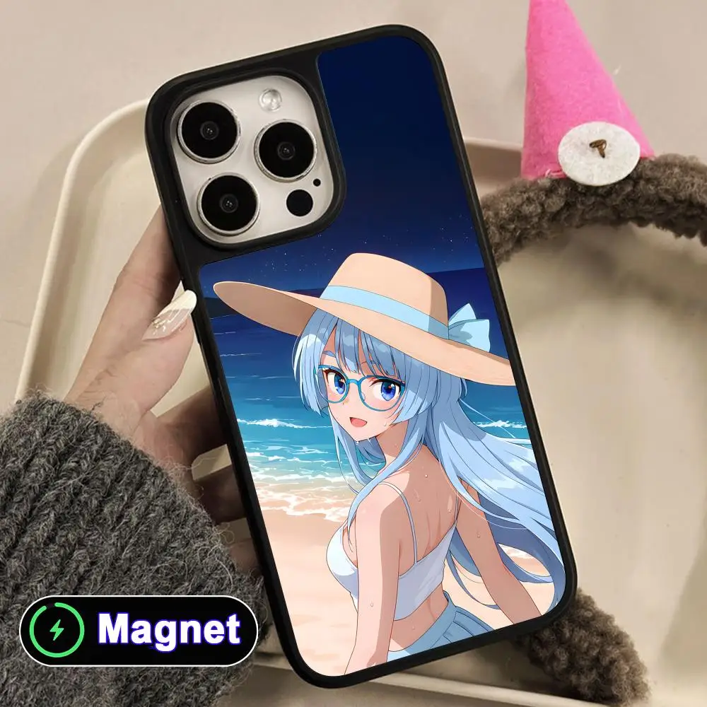 

Anime Shiunji Seiha Phone Case for iPhone 17 16 15 14 13 12 11 Air Pro Max Plus Matte Surface Magnet Cover