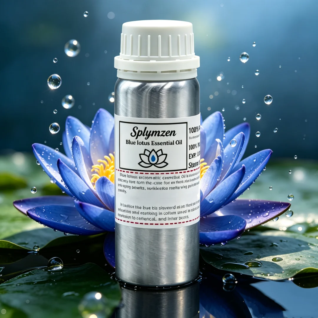 Splymzen Blue Lotus Aromatherapy Scent Oil for Aroma Diffuser, Pure Fragrance Oil for Candle Soap Making, Home Scent & Incense