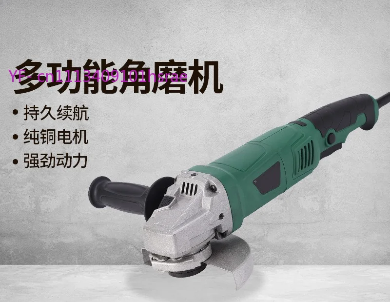 220V High-Power Variable Speed Angle Grinder, Multi-Functional Handheld Polisher, Mini Cutting & Grinding Tool
