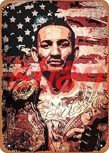 Sport Max Holloway Poster 8x12 Inch Retro Vintage Metal Sign Home Man Cave Art LL