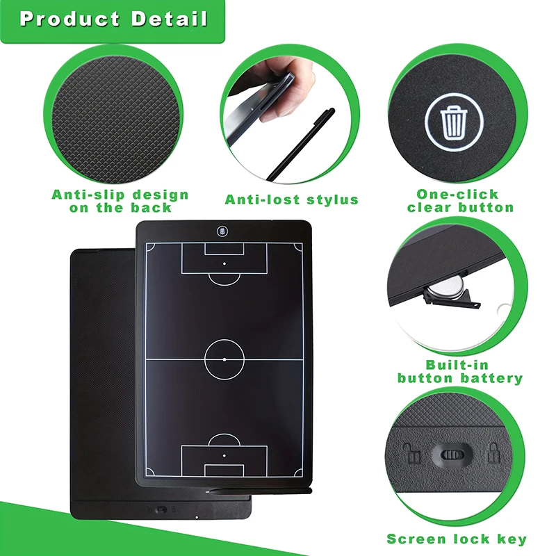 

8.5 /10Inch LCD Football Basketball Coaching Tactical Tablet Soccer Coach Strategy Electronic Marker Board For Sports Training G