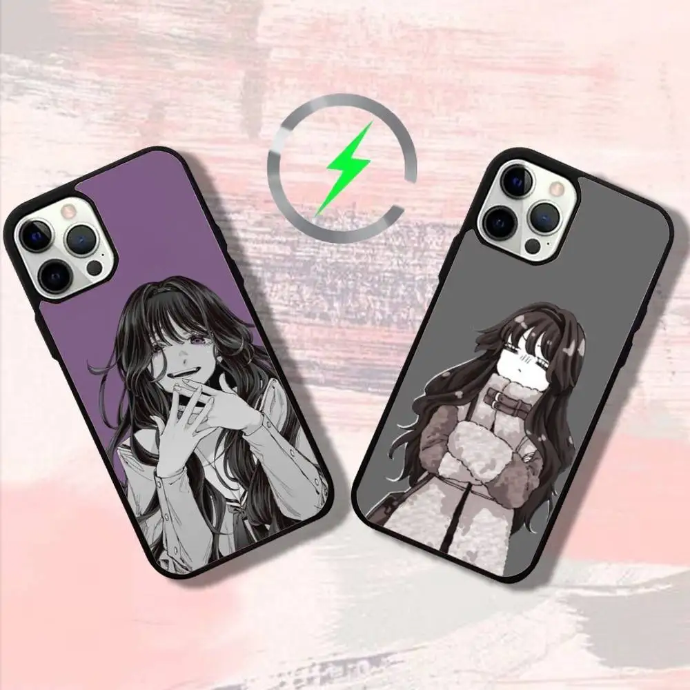 

H-Hanas Wa Rin To S-Sakus Phone Case For iPhone 16,15,14,13,12,11,Pro,Max,Plus,Mini,SE4,E Magnetic Magsafe Wireless Charging