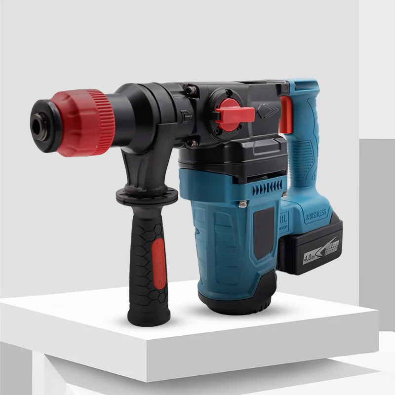 Industrial Grade Li-ion Cordless Impact Drill Multifunctional Rotary Brushless for DIY Professional Hammer Brush for Home Use