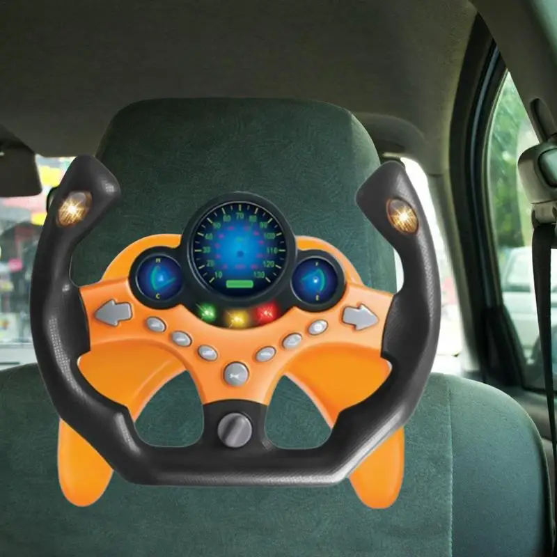 Toddler Driving Toy Multifunctional Interactive Steering Wheel Play And Drive Interactive Steering Wheel Children's Toy With