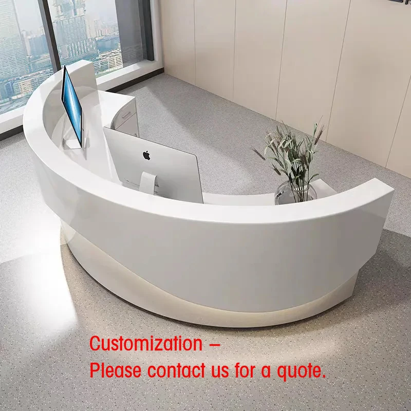 custom.Custom Size Fast Assembly Design China Leading Broadcast Desk Studios Professional Broadcast Desk Reception Desk Manufact