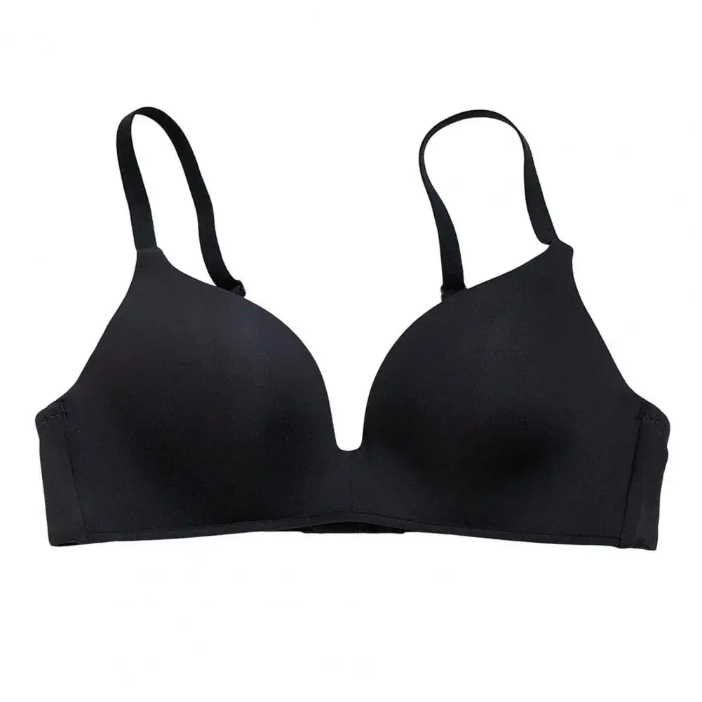 Feminine Outline Bra Women’s Wireless Push-up Bra Lightly Lined Bralette Supportive No Underwire Bra for Wear Yoga Comfort