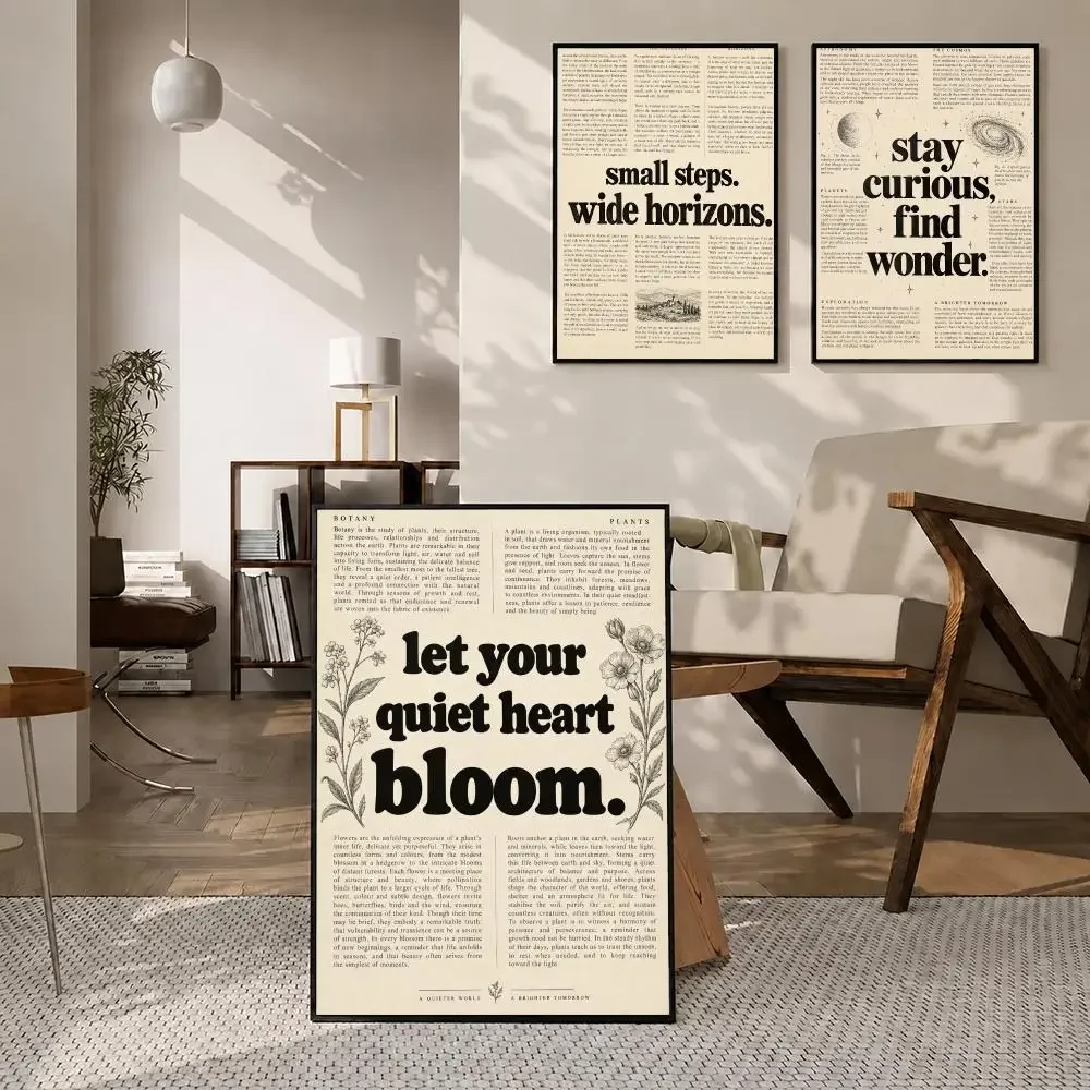 Beautiful Art Vintage Dictionary Quote PosterPoster High-definition  stickers, suitable for bedroom, living room,home decoration