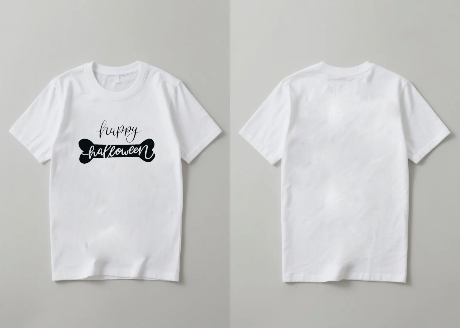 

2025 new style of fashionable casual loose and versatile short sleeved shirt is printed with cartoon bones and artistic fonts