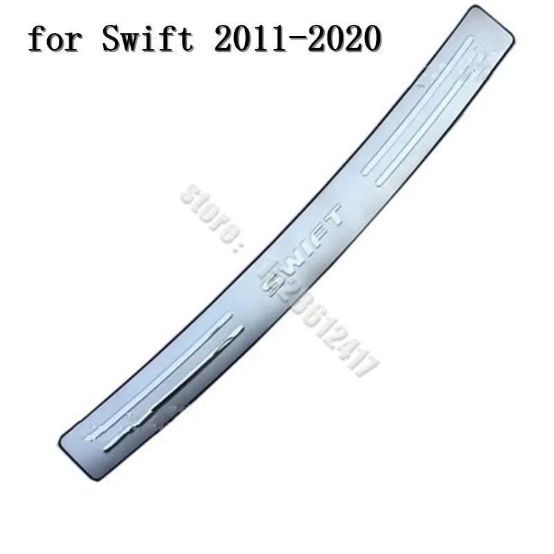 for Suzuki Swift 2006-2020 Car Styling stainless steel Rear Door Bumper Protector sill plate car accessories