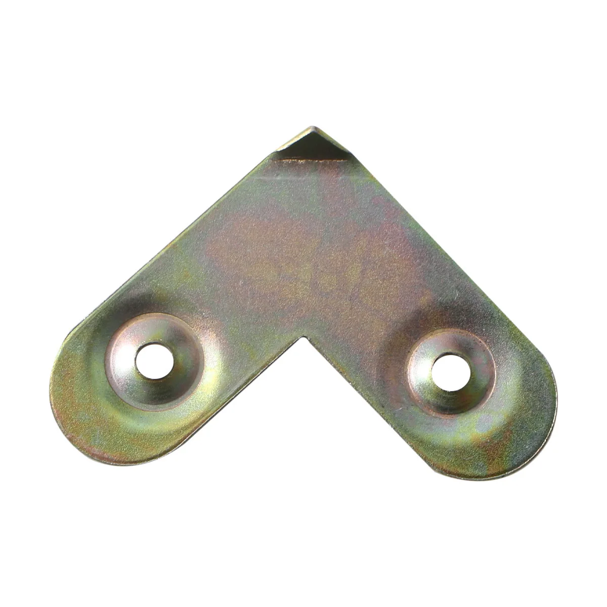 Iron five-color group corner connection iron sheet bed hinge corner code hook buckle furniture hardware stamping accessories