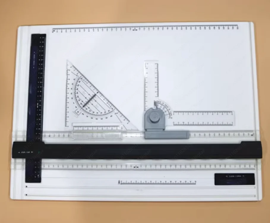 Plastic Material and  Plastic Type A3 Drawing Board Table with Clear Ruler Parallel Motion and Adjustable Angle