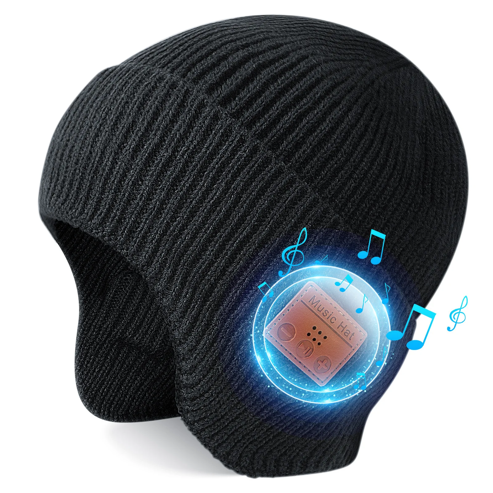 TK Amazon Cross-border Night Lighting Bluetooth LED Light Ear Hat Music Party Colorful Cool Glowing Hat